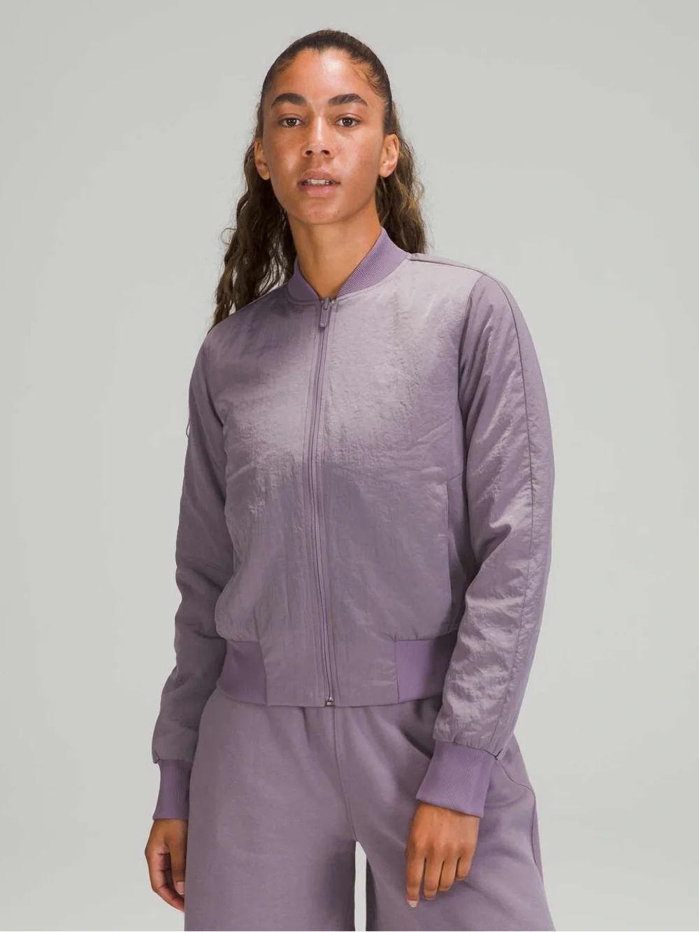Lululemon Non-Stop Bomber *Reversible Dusky Lavender